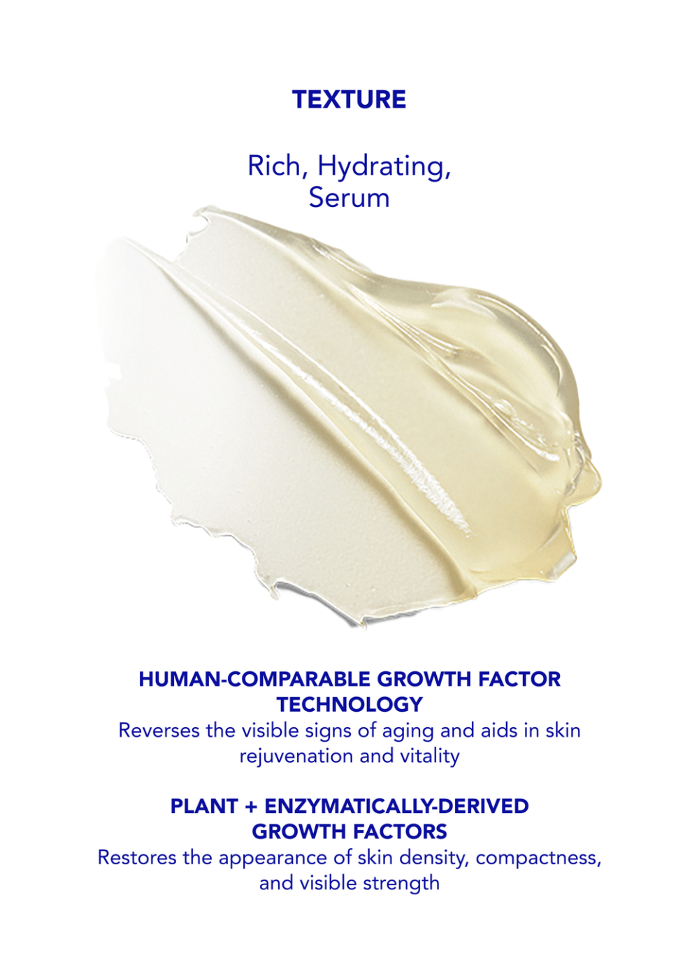 growth factor serum Texture