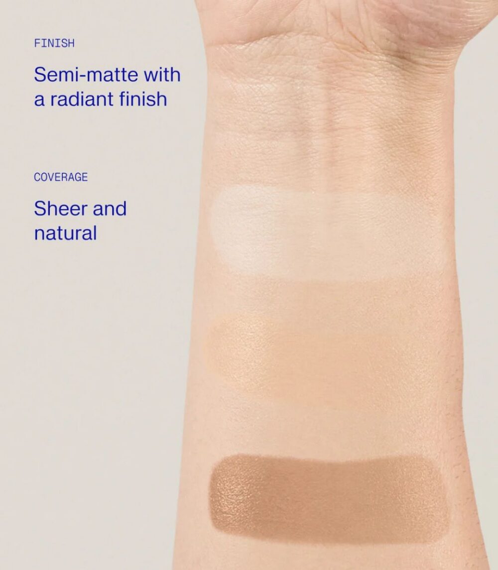 Sheer Fluid Tints on Skin