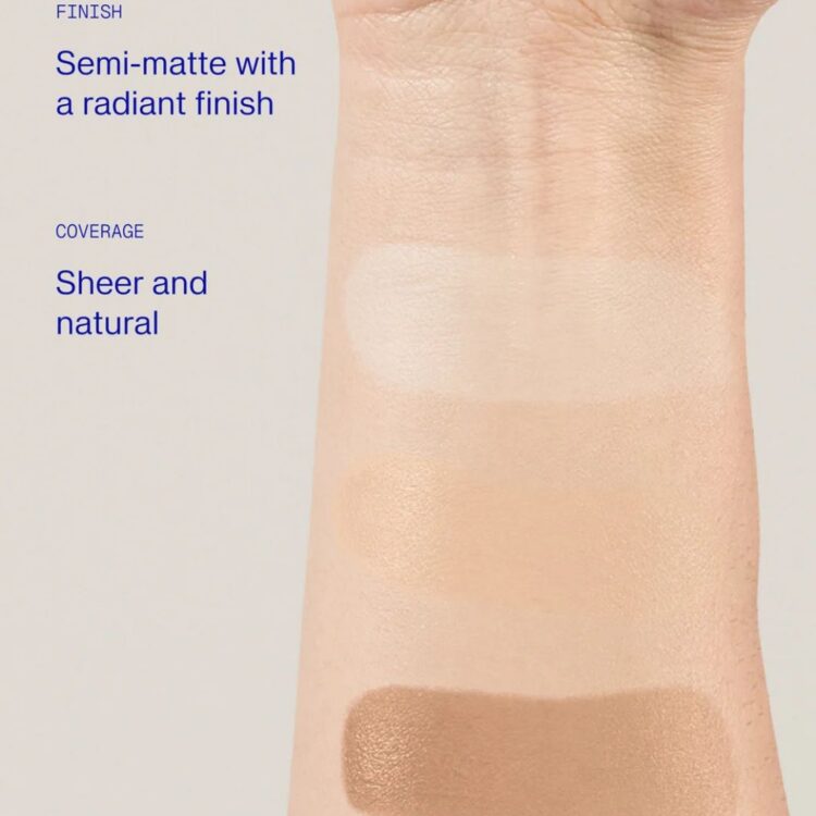 Sheer Fluid Tints on Skin